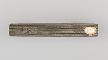 Knife Handle (Kozuka), Iwama Masayoshi (Japanese, 1764–1837), Copper-silver alloy (shibuichi), gold, copper-gold alloy (shakudō), Japanese