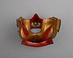 Half Mask (Menpō), Iron, lacquer, Japanese
