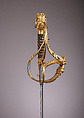 Rapier of Prince-Elector Christian II of Saxony (1583–1611), Hilt by Israel Schuech (German, Dresden, active ca. 1590–1610), Steel, bronze, gold, enamel, paste jewels, cameos, pearls, wood, hilt, German, Dresden; blade, Spanish, Toledo
