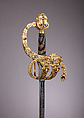 Rapier of Prince-Elector Christian II of Saxony (1583–1611), Hilt by Israel Schuech (German, Dresden, active ca. 1590–1610), Steel, bronze, gold, enamel, paste jewels, cameos, pearls, wood, hilt, German, Dresden; blade, Spanish, Toledo