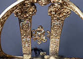 Rapier of Prince-Elector Christian II of Saxony (1583–1611), Hilt by Israel Schuech (German, Dresden, active ca. 1590–1610), Steel, bronze, gold, enamel, paste jewels, cameos, pearls, wood, hilt, German, Dresden; blade, Spanish, Toledo