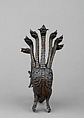 Helmet Crest for the Burgonet of Sforza Pallavicino (1519–1585), Iron, gold, Italian, Milan
