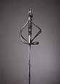 Rapier, Pietro de Formicano (Italian, Belluno, active ca. 1600), Steel, iron, hilt, Northern European, possibly German; blade, Italian, Belluno