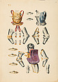 Copies After the "Inventario Illuminado", the Pictorial Inventory of Arms and Armor of Emperor Charles V., Pencil, black ink, watercolor, paper, possibly British
