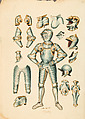 Copies After the "Inventario Illuminado", the Pictorial Inventory of Arms and Armor of Emperor Charles V., Pencil, black ink, watercolor, paper, possibly British