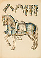 Copies After the "Inventario Illuminado", the Pictorial Inventory of Arms and Armor of Emperor Charles V., Pencil, black ink, watercolor, paper, possibly British