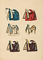 Copies After the "Inventario Illuminado", the Pictorial Inventory of Arms and Armor of Emperor Charles V., Pencil, black ink, watercolor, paper, possibly British