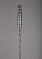 Sword, Steel, silver, horn, probably Cuban