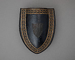 Messenger Badge and Shield, Iron, copper, bronze, gold, enamel, possibly Italian