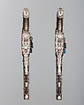 Pair of Flintlock Pistols, Samuel Brunn (English, London, recorded 1795–1820), Steel, wood (walnut, rosewood), silver, gold, British, London