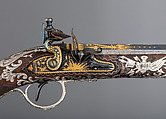 Pair of Flintlock Pistols, Samuel Brunn (English, London, recorded 1795–1820), Steel, wood (walnut, rosewood), silver, gold, British, London