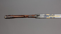 Double-Barrel Breech-Loading Pinfire Shotgun, J. C. A. Brun (French, Paris, active 1849–72), Steel, wood (walnut), gold, French, Paris