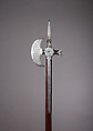 Horseman’s Ax of Cardinal Ippolito de’ Medici (1511–1535), Steel, gold, wood, Italian