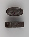 Sword-Hilt Collar (Fuchi), Iron, gold, silver, Japanese