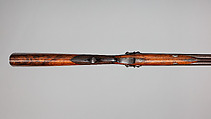 Side-by-Side Self-Priming Pellet-Lock Shotgun, Joseph Egg (British (born France), Huningue 1775–1837 London), Steel, wood (walnut, rosewood), brass, British, London