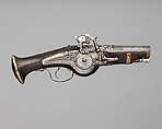 Wheellock Pistol, Wood (walnut), steel, Austrian