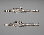 Pair of Flintlock Pistols, Alexander Campbell (Scottish, Doune, died 1790), Steel, silver, Scottish, Doune