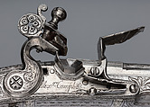 Pair of Flintlock Pistols, Alexander Campbell (Scottish, Doune, died 1790), Steel, silver, Scottish, Doune