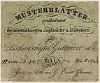 <i>Musterblätter enthaltend die anwendbarsten Jagdstücke u. Arabesken für Büchsenschäfter, Graveure etc.</i> (Zella bei Gotha, n.d. [1849/50]) (Patternbook of Engraved Designs for Firearms Ornament), from the workshop of Louis D. Nimschke (1832–1904), Gustave Ernst (German), Engraving on paper, German