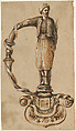 Designs for the Ornament of Swords and Firearms, Workshop of Louis-François Devisme (French, Paris, active 1833–1886), Leather, paper, pencil, ink, colored wash, French, Paris