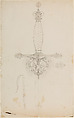 Designs for the Ornament of Swords and Firearms, Workshop of Louis-François Devisme (French, Paris, active 1833–1886), Leather, paper, pencil, ink, colored wash, French, Paris