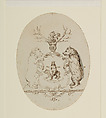 Designs for the Ornament of Swords and Firearms, Workshop of Louis-François Devisme (French, Paris, active 1833–1886), Leather, paper, pencil, ink, colored wash, French, Paris