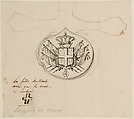 Designs for the Ornament of Swords and Firearms, Workshop of Louis-François Devisme (French, Paris, active 1833–1886), Leather, paper, pencil, ink, colored wash, French, Paris