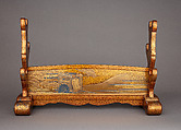 Sword Stand (<i>Katana Kake</i>), Wood, lacquer, Japanese