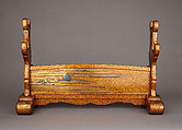 Sword Stand (<i>Katana Kake</i>), Wood, lacquer, Japanese