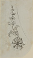 Design for the Decoration of Firearms, Nicolas Noël Boutet  French, Pencil, ink, gray wash on paper, French, Versailles