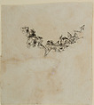 Design for the Decoration of Firearms, Nicolas Noël Boutet French, Pencil, ink, gray wash on paper, French, Versailles