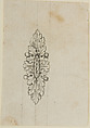 Design for the Decoration of Firearms, Nicolas Noël Boutet  French, Pencil, ink, gray wash on paper, French, Versailles