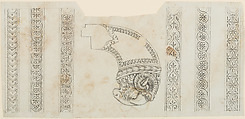 Design for the Decoration of a Pistol Grip, Nicolas Noël Boutet  French, Pencil, ink, gray wash on paper, French, Versailles