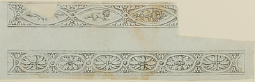 Designs for the Decoration of Firearms, Nicolas Noël Boutet French, Pencil, ink, gray wash on paper, French, Versailles