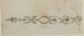 Design for the Decoration of Firearms, Nicolas Noël Boutet  French, Pencil, ink, gray wash on paper, French, Versailles