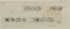 Designs for the Decoration of Firearms, Nicolas Noël Boutet  French, Pencil, ink, gray wash on paper, French, Versailles