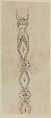 Design for the Decoration of Firearms, Nicolas Noël Boutet  French, Pencil, ink, gray wash on paper, French, Versailles