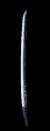 Blade and Mounting for a Short Sword (Wakizashi), Blade attributed to Fusamune of Soshu (Japanese, active ca. late 15th–early 16th century), Steel, wood, lacquer, ray skin (samé), silk, copper-gold alloy (shakudō), gold, silver, Japanese