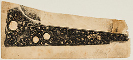 Ink Impression ("Pull") from a Gold-inlaid Colt Revolver, Gustave Young  American, born Prussia, Ink on paper, American