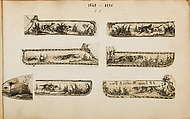 Album of Firearms Ornament Containing Approximately Five Hundred and Forty Inked Impressions of Engraved Firearms Locks and Mounts, and Forty-Two Original Pen and Ink Designs on Forty Double-Sided Leaves, Ink on paper, Belgian and French