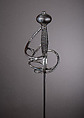 Rapier, Steel, silver, wood, Italian