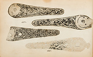 Album of Firearms Ornament Containing Approximately Five Hundred and Forty Inked Impressions of Engraved Firearms Locks and Mounts, and Forty-Two Original Pen and Ink Designs on Forty Double-Sided Leaves, Ink on paper, Belgian and French