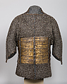Shirt of Mail and Plate of Al-Ashraf Sayf ad-Din Qaitbay (ca. 1416/18–1496), 18th Burji Mamluk Sultan of Egypt, Steel, iron, copper alloy, gold, probably Egyptian