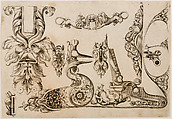Plate Nine from Plusieurs Models des plus nouuelles manieres qui sont en usage en l'Art de Arquebuzerie, C. Jacquinet  French, Engraving, French, Paris