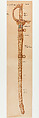 Designs for a Sword of Honor to be presented by the City of London to Admiral Sir Frederick Beauchamp Paget Seymour, 1st Baron Alcester (1821–1895), Pen and ink, brush and wash on paper, British, London