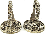 Pair of Stirrups, Silver, Mongolian