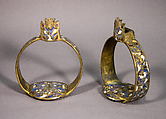 Pair of Stirrups, Stephen Pilcherd  British, Brass, gold, enamel, British, London