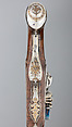 Pair of Flintlock Pistols Made for Grand Duke Constantine Pavlovich of Russia (1779–1831), Tula Arms Factory (Russian, Tula, 1712–Present), Steel, silver, gold, wood, Russian, Tula