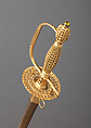 Smallsword with Scabbard, Gold, steel, copper alloy, wood, vellum, felt, glass, hilt and scabbard, probably Spanish; blade, German, Solingen