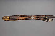 Flintlock Longrifle, Made and engraved by Judson J. Brennan (American, born Lansing, Michigan, 1955), Wood (sugar maple), steel, silver, gold, brass, American, Tenderfoot Hill, Alaska